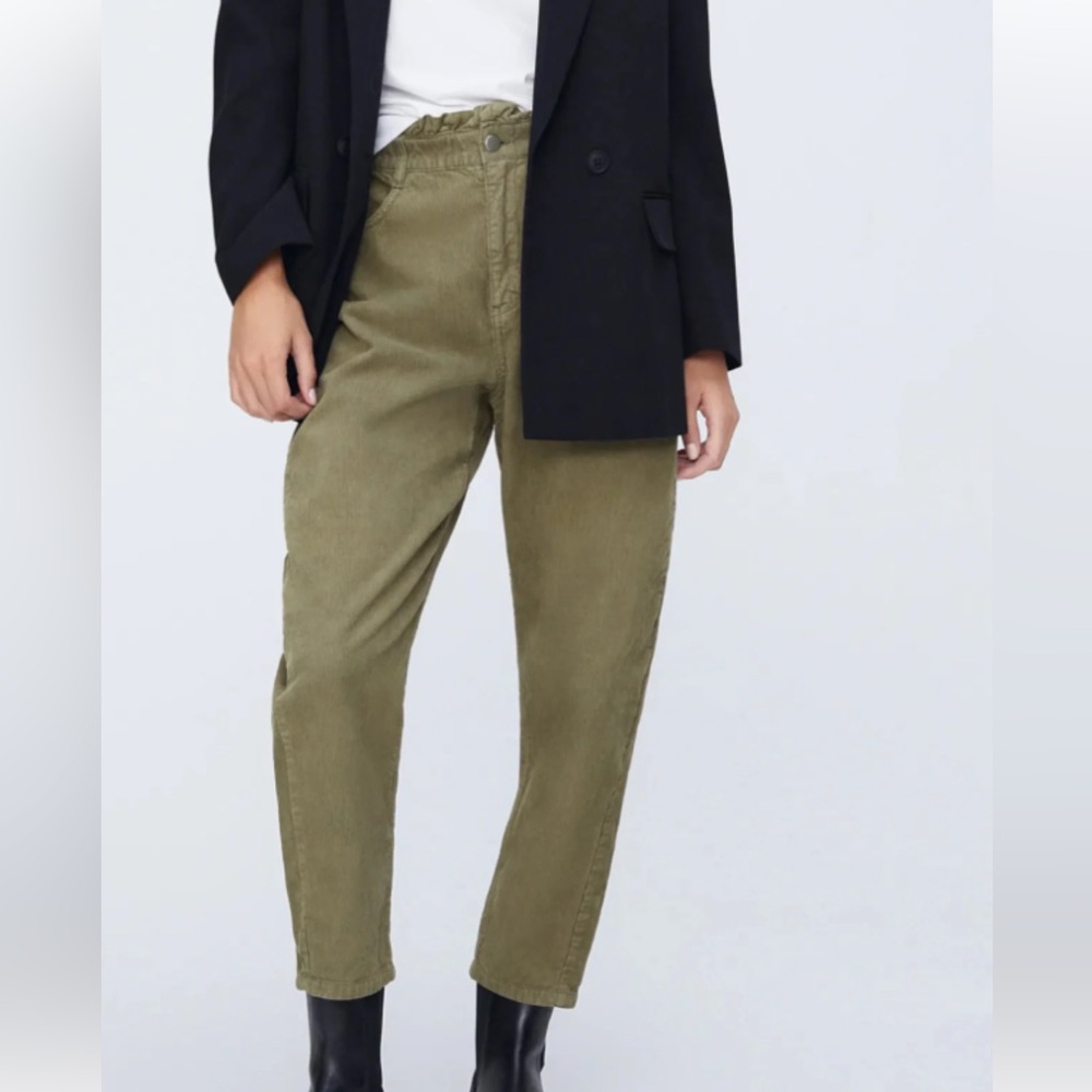 Zara paper bag pants